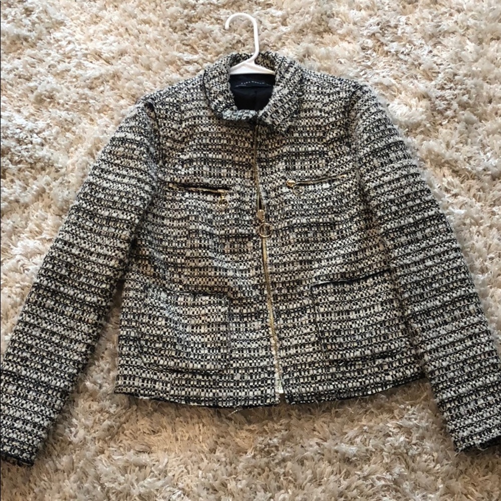 Zara knitted Sweater Jacket !